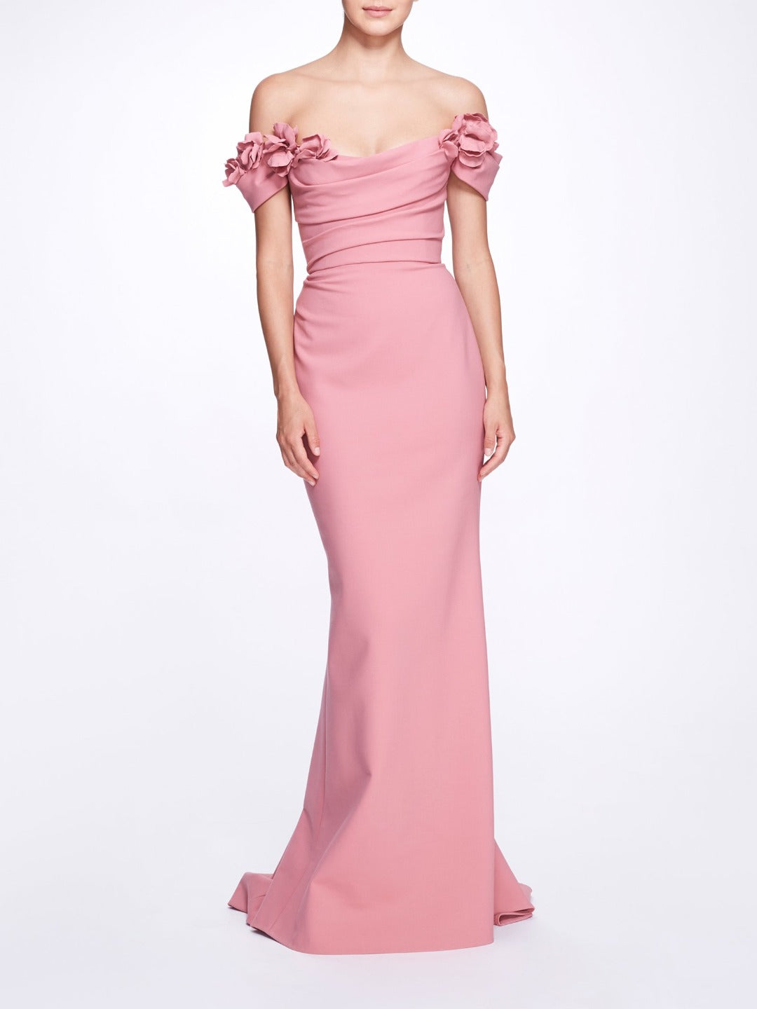 Draped Rose Gown – Marchesa